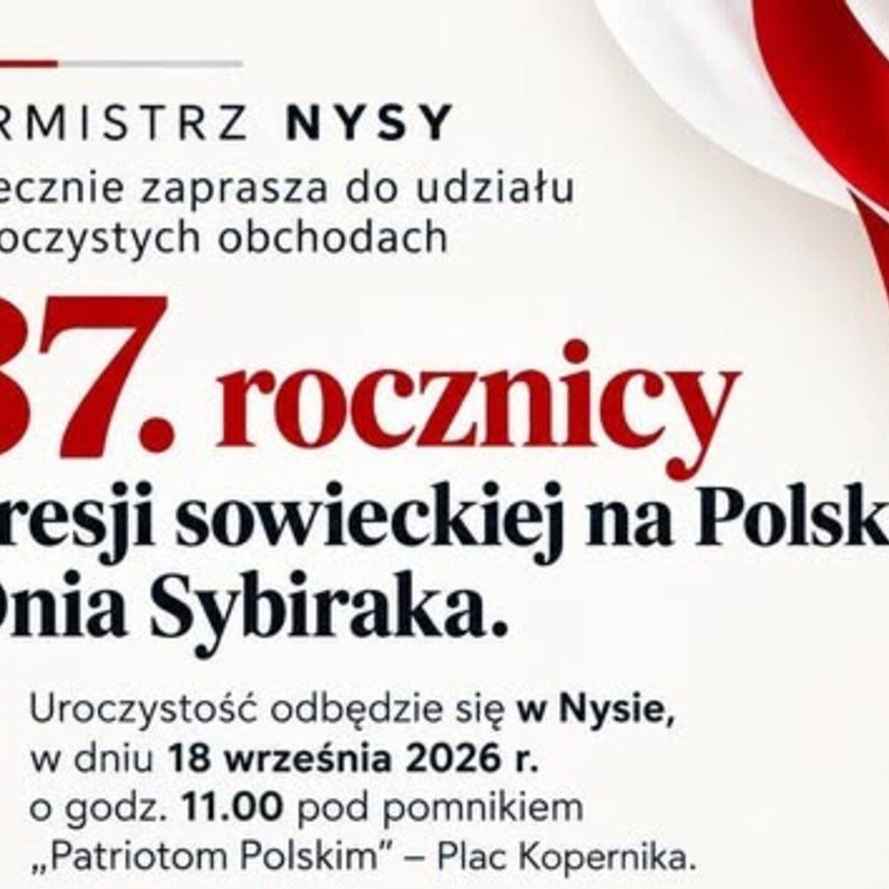 Obchody rocznicy agresji sowieckiej i Dnia Sybiraka w Nysie