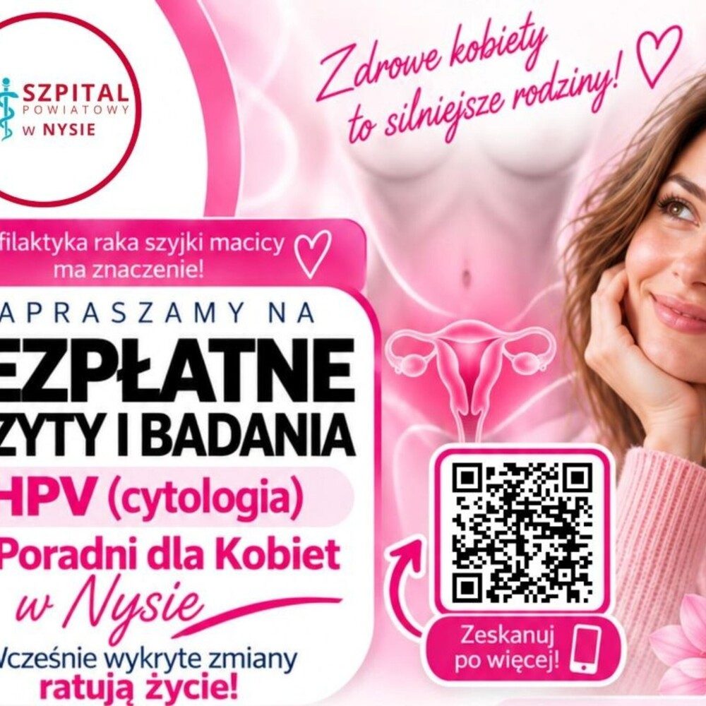 Bezpłatna profilaktyka raka szyjki macicy w Nysie