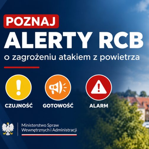 Jak reagować na Alerty RCB i sygnały alarmowe?