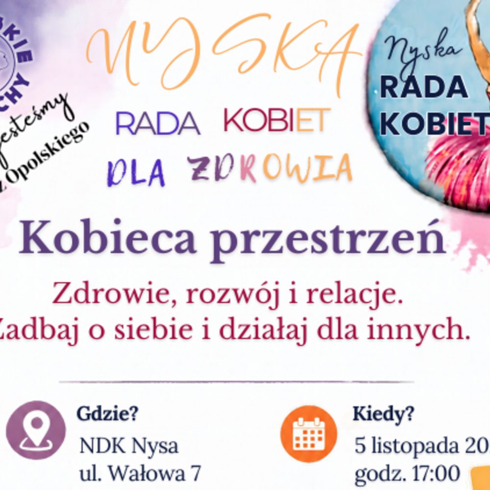„Kobieca Przestrzeń” w Nyskim Domu Kultury