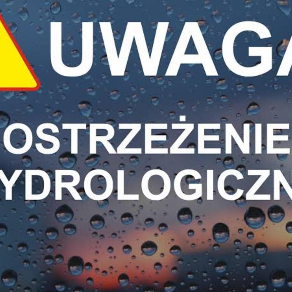 Gwałtowne wzrosty stanów wody i podtopienia. Ostrzeżenie 1. stopnia