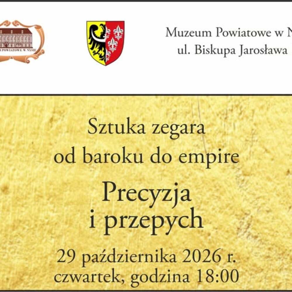 Wernisaż wystawy dawnych zegarów w nyskim muzeum