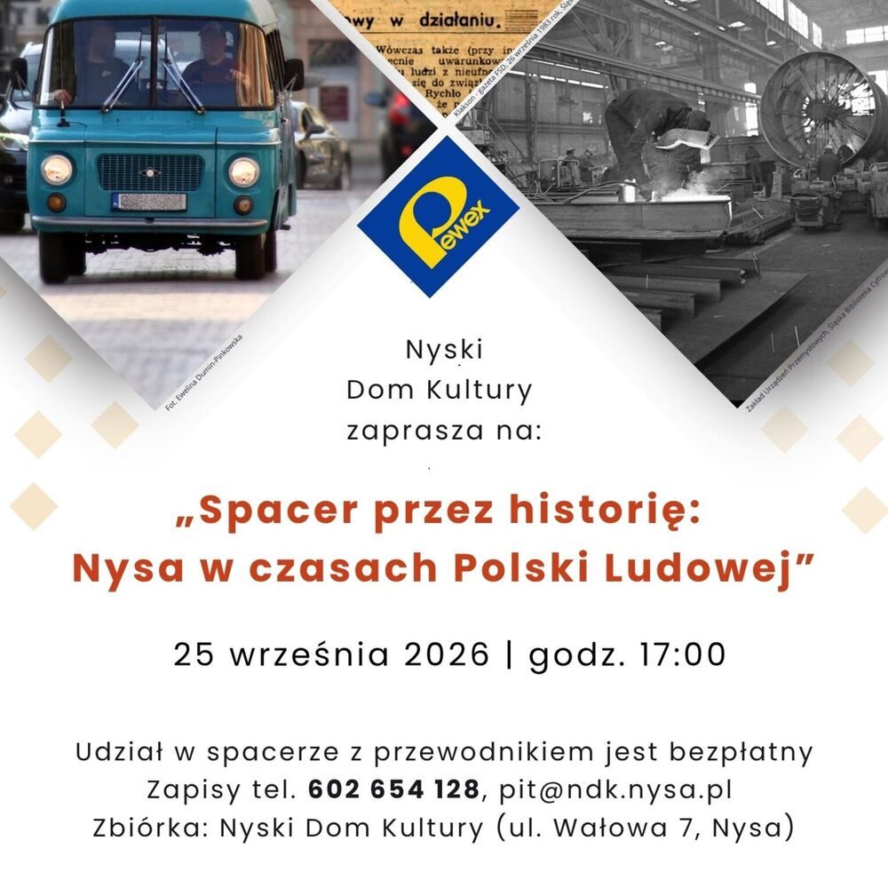 Spacer po Nysie śladami czasów PRL