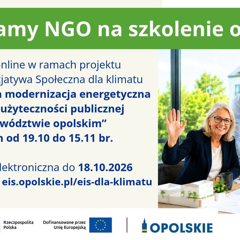 Szkolenie dla organizacji pozarządowych